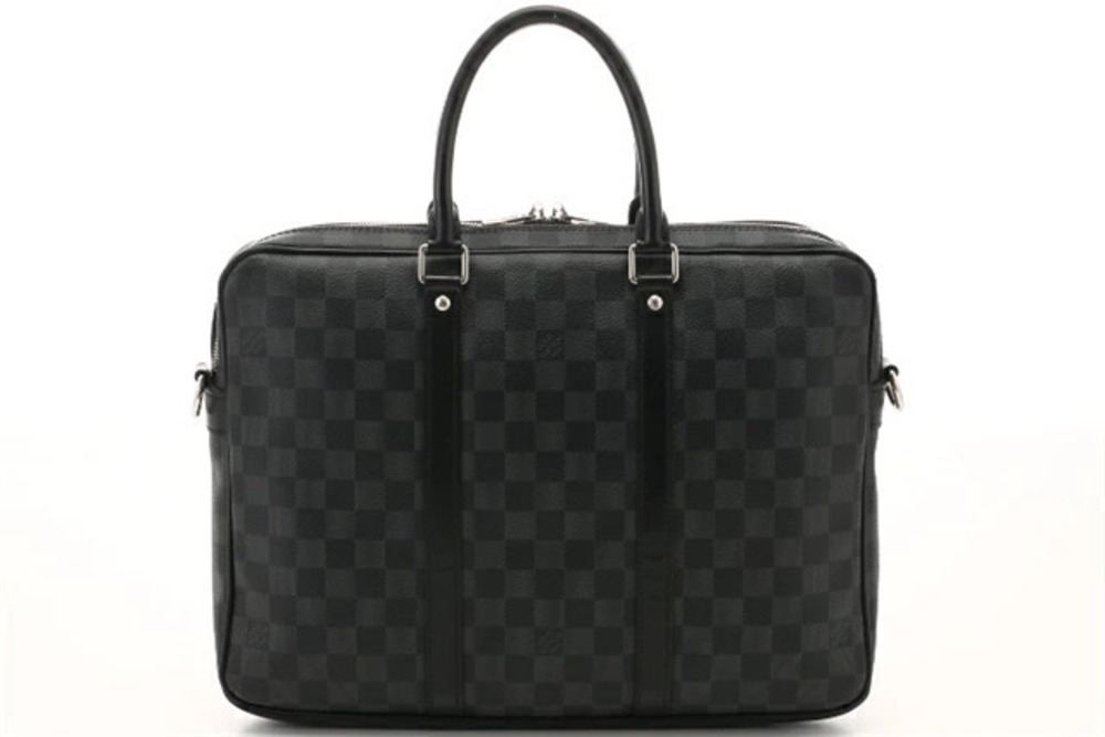 LOUIS VUITTON Bag PDV Handbag Business Damier Graphite Black